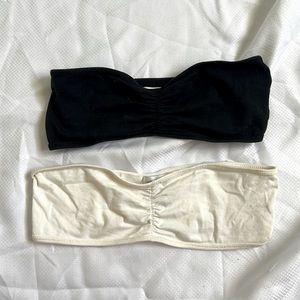 FREE WITH PURCHASE. DYNAMITE BLACK+WHITE BANDEAUS